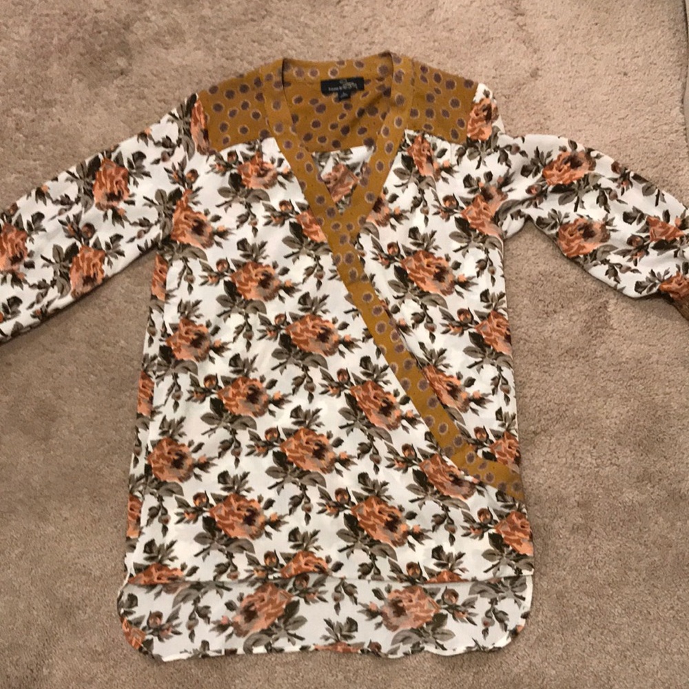 Floral tunic top